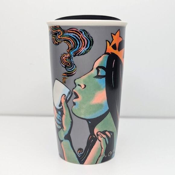 Starbucks Siren 25th Anniversary Double Wall Traveler Limited Edition Signed - Picture 1 of 5